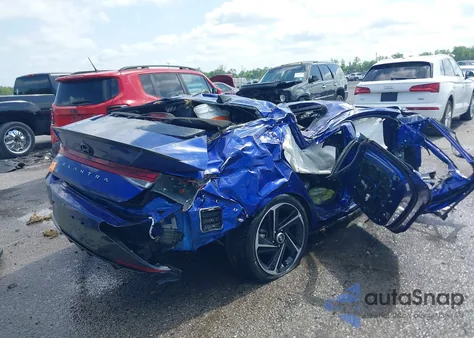 2023 Hyundai Elantra N Line from USA, damaged, VIN KMHLR4AF8PU502511